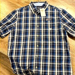 Chaps ‘Easy Care’ Plaid Button Down, Ms Medium